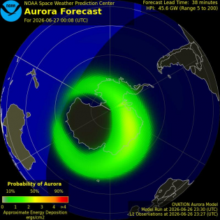 Current Southern hemispheric power input map