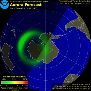 Current Southern hemispheric power input map